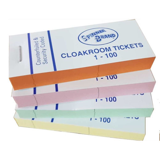 Picture of CLOAKROOM TICKETS 1-200